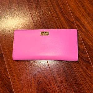 Hot pink Kate Spade Wallet